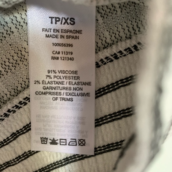 DYNAMITE Striped Crop Top - Picture 5 of 5